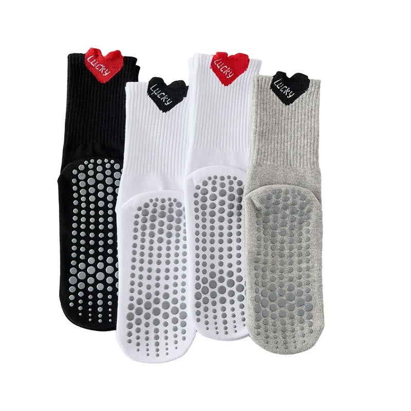 Lucky Heart Yoga Socks(4 Pairs) - Multicolor - EU36-40(US3-7) - image 11