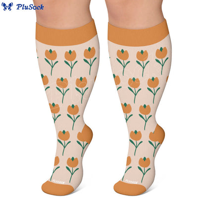Plus Size Vintage Inspired Compression Socks - image 2