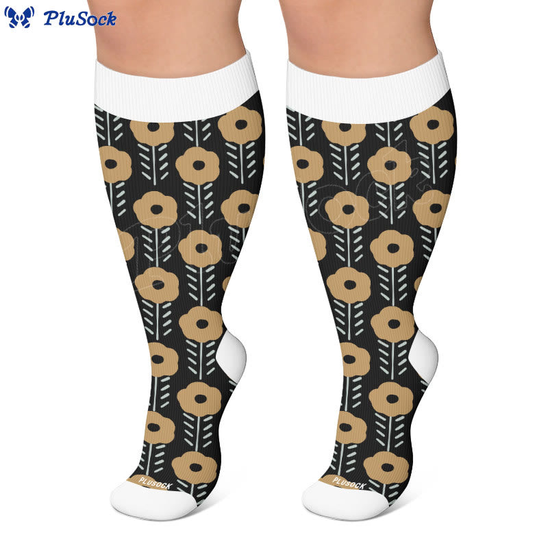 Plus Size Vintage Inspired Compression Socks - image 4