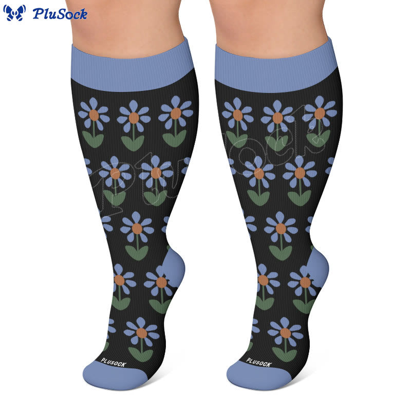 Plus Size Vintage Inspired Compression Socks - image 3