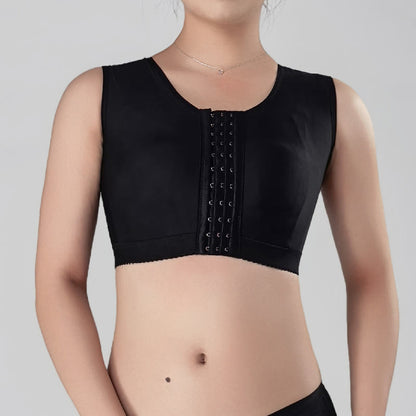 Post Surgery Front Hook Compression Vest - Black - XS - image 3
