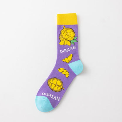 Tropical Fruits Quarter Socks(5 Pairs) - image 9