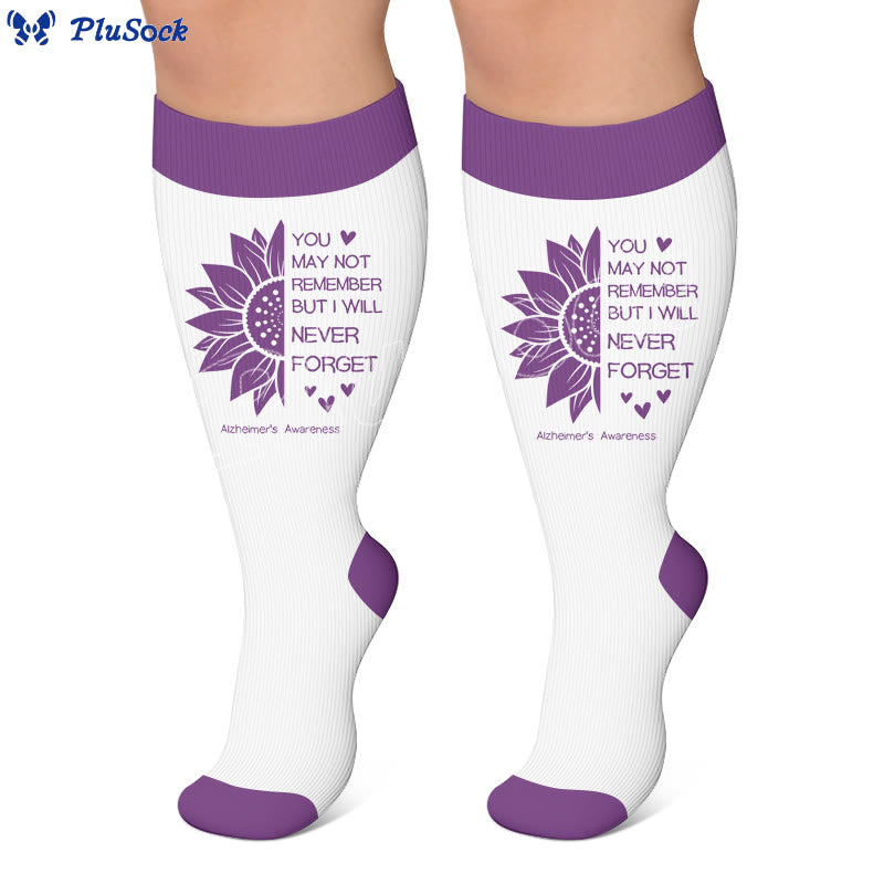Plus Size Disoriented Print Compression Socks - image 3