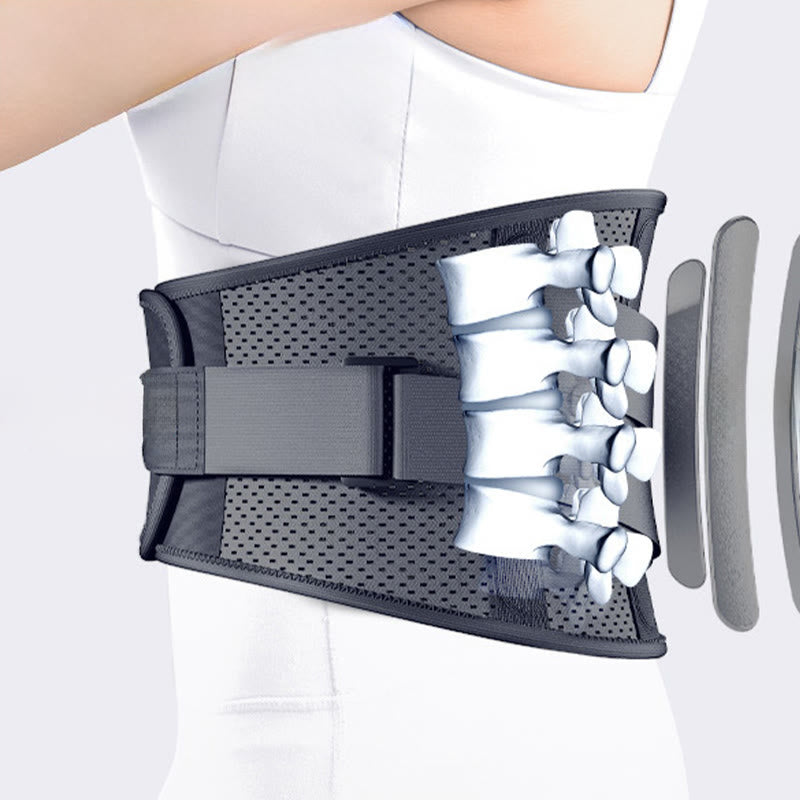 4 Steel Support Waist Brace - image 2