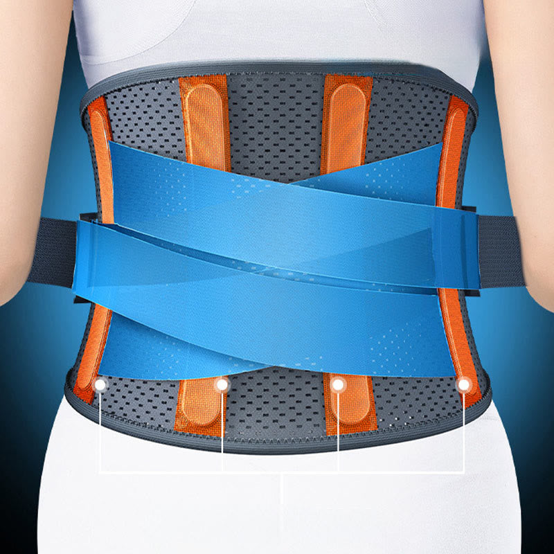 4 Steel Support Waist Brace - image 3