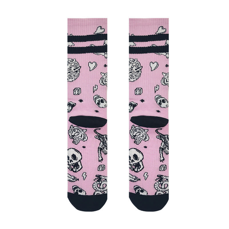 Bold Gothic Quarter Socks(3 Pairs) - image 5