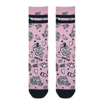 Bold Gothic Quarter Socks(3 Pairs) - image 9