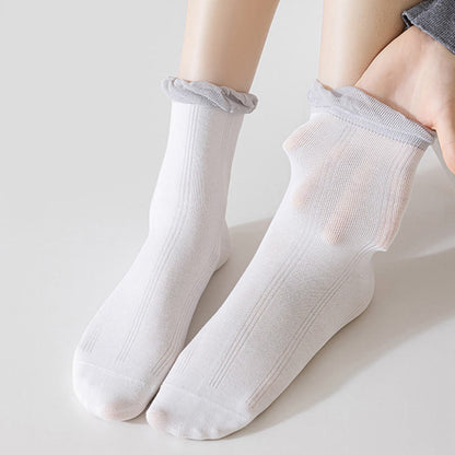Gray Sleep Socks(5 Pairs) - image 5