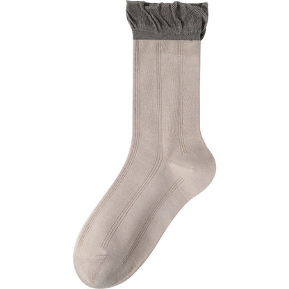 Gray Sleep Socks(5 Pairs) - Nude - EU 36-40(US 3-7) - image 12