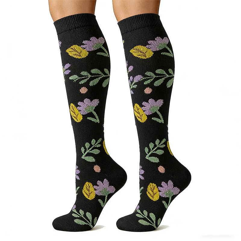 Everyday Floral Compression Socks(6 Pairs) - image 3