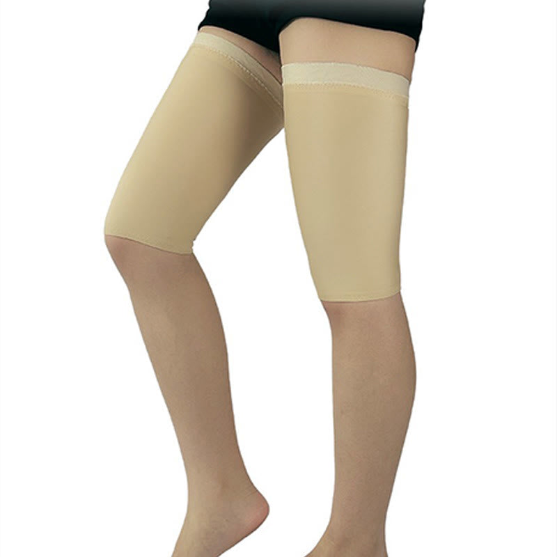 Post Surgery Breathable Thigh Compression Sleeve - Nude - XS - image 2