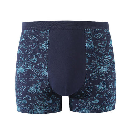 Wide Top Elastic Gold Pattern Boxer Briefs(2 Packs) - image 8