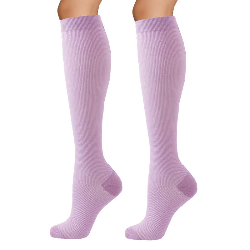 Polka Dot Purple Series Compression Socks(6 Pairs) - image 2
