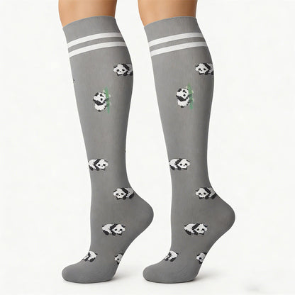 Colorful Animal Patterns Compression Socks(5 Pairs) - image 5