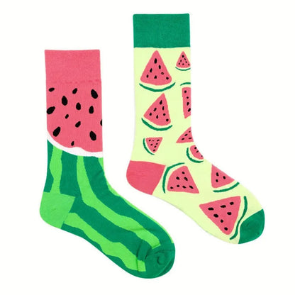Watermelon Pattern Quarter Socks - image 1