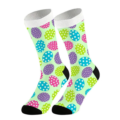 Oval Dot Quarter Socks(2 Pais) - Green - EU36-44(US3-10) - image 4