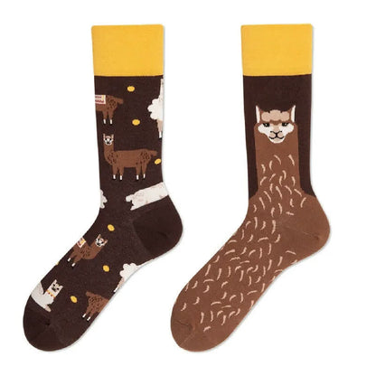 Brown Alpaca Quarter Socks - image 1