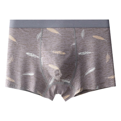 Cotton Feather Boxer Briefs - Grey - 9XL - image 6
