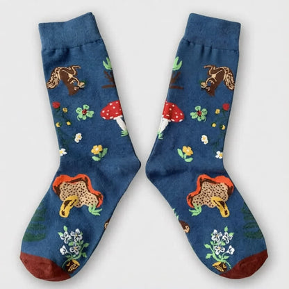 Easter Mushroom Ribbed Quarter Socks (3 Pairs) - image 4