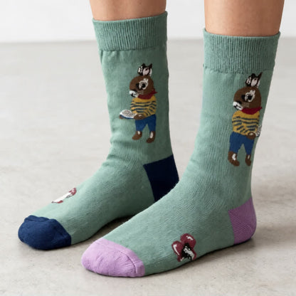 Easter Rabbit Quarter Socks(3 Pairs) - image 2