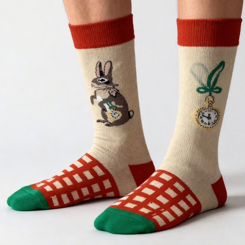 Easter Rabbit Quarter Socks(3 Pairs) - image 1