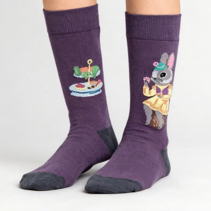 Easter Rabbit Quarter Socks(3 Pairs) - image 3
