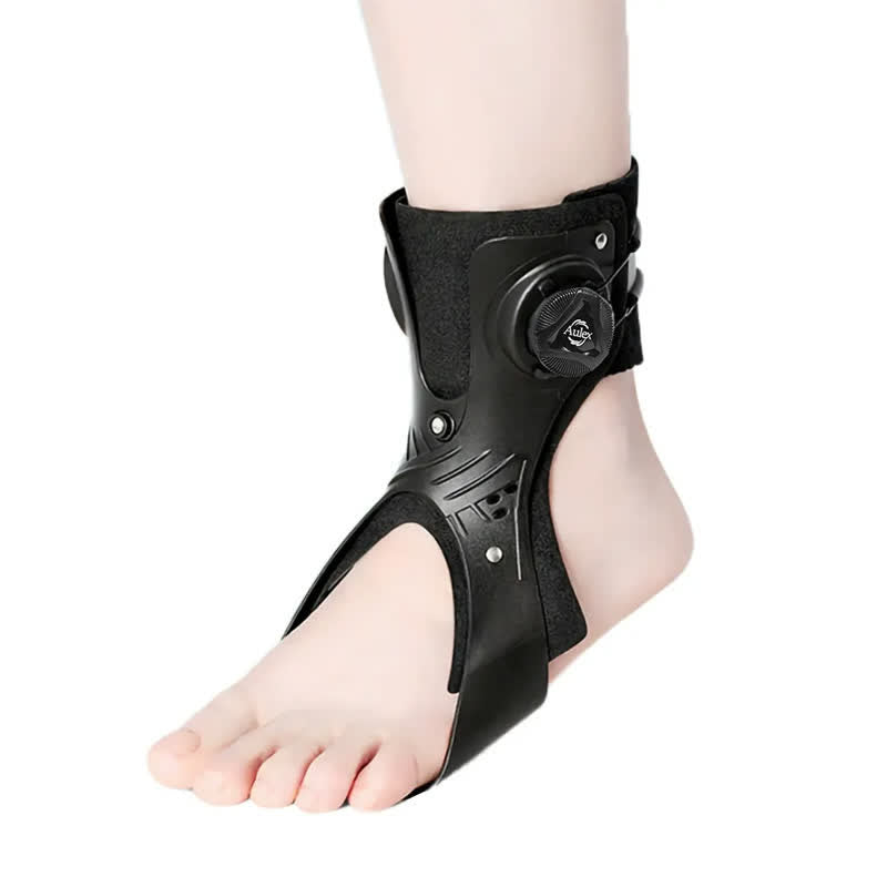 Portable Airbag Foot Support Protection Ankle Brace - Black - Left - XL - image 1