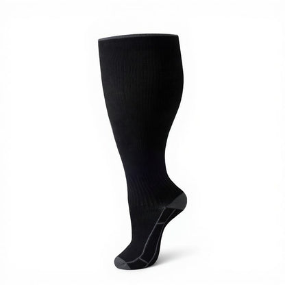 Plus Size Classic Solid Compression Socks - image 11