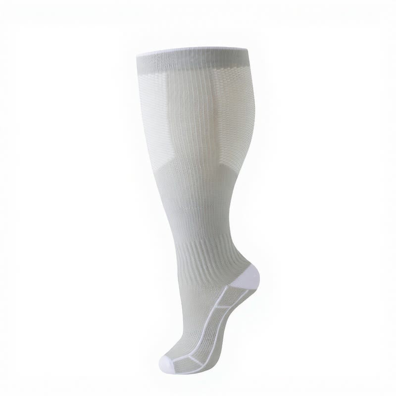 Plus Size Classic Solid Compression Socks - image 13