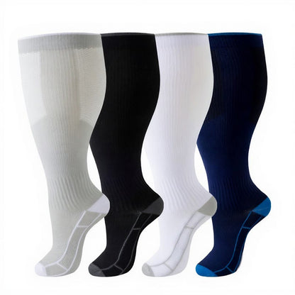 Plus Size Classic Solid Compression Socks - image 10