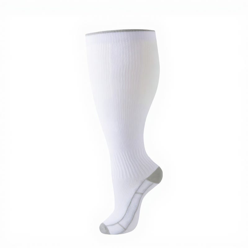 Plus Size Classic Solid Compression Socks - image 12