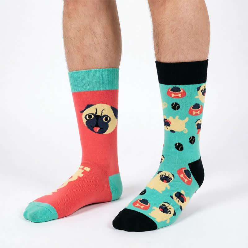 Cute Dog Quarter Socks - Orange - EU35-43(US2-9) - image 0