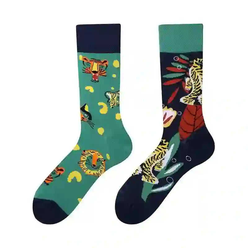 Playful Tiger Quarter Socks - image 1
