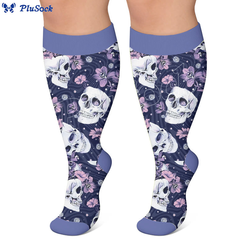 Plus Size Skull Series Compression Socks - image 7