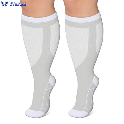 Plus Size Classic Solid Compression Socks - image 3