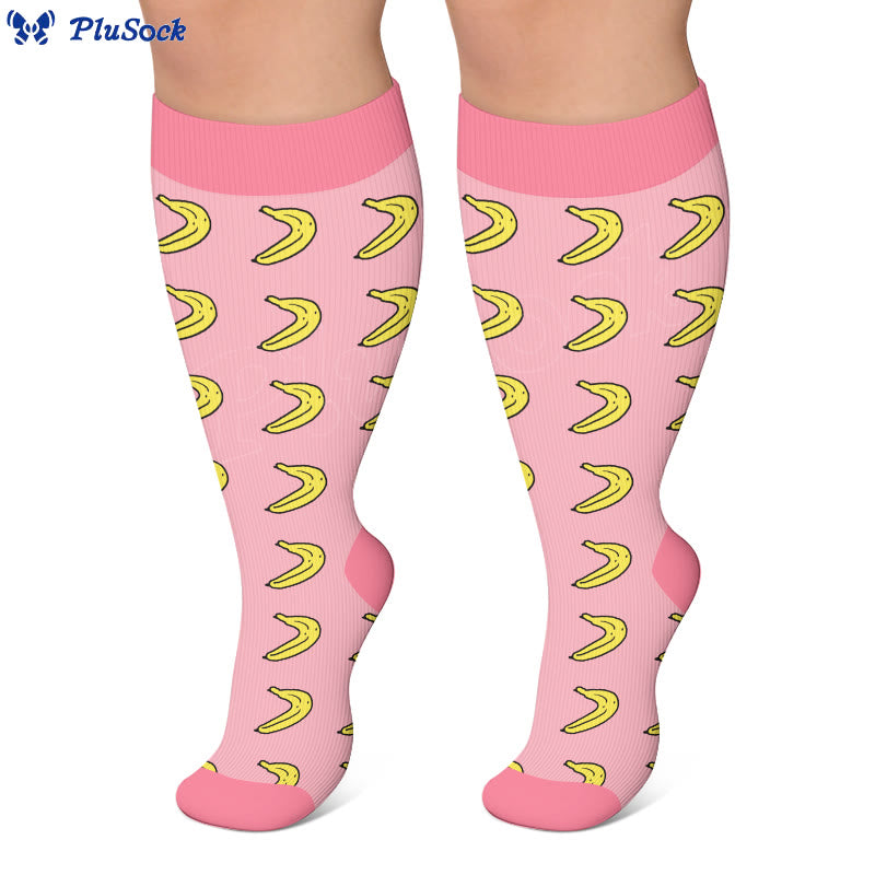 Plus Size Fruity Fun Compression Socks - image 3