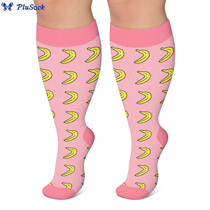 Plus Size Fruity Fun Compression Socks - image 3
