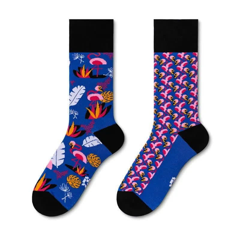 Playful Flamingo Quarter Socks - image 1
