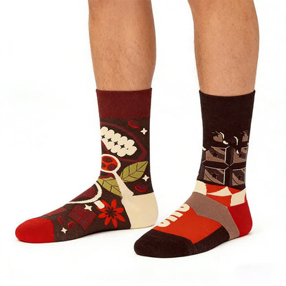 Sweet Chocolate Quarter Socks - Coffee - EU36-43(US3-9) - image 0