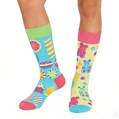 Colorful Candy Bear Quarter Socks - Blue - EU36-43(US3-9) - image 0