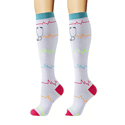 Healthcare Themed Compression Socks(6 Pairs) - image 1