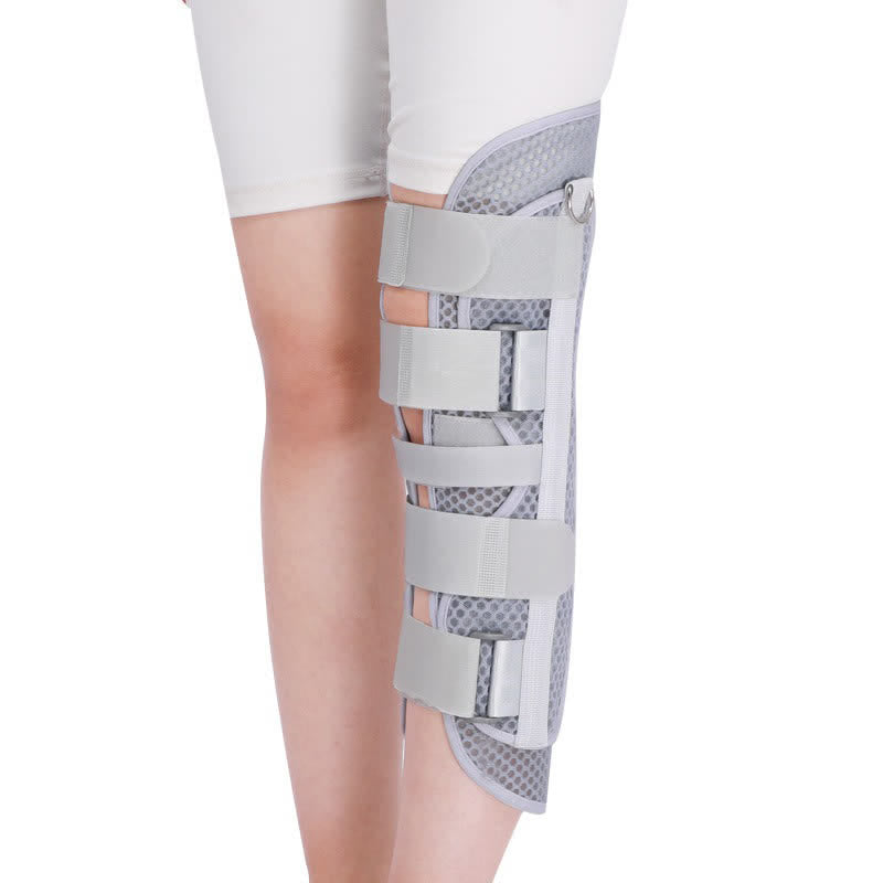 Breathable Long Leg Knee Brace - Grey - XL - image 0