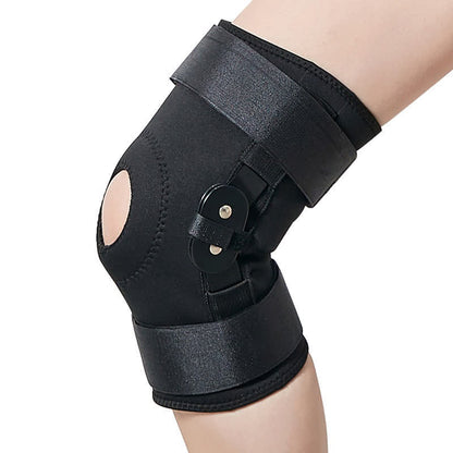 Hinged Neoprene Patella Support Knee Brace - Black - 2XL - image 0