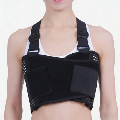 Neoprene Compression Support Chest Brace - Black - XXL - image 0