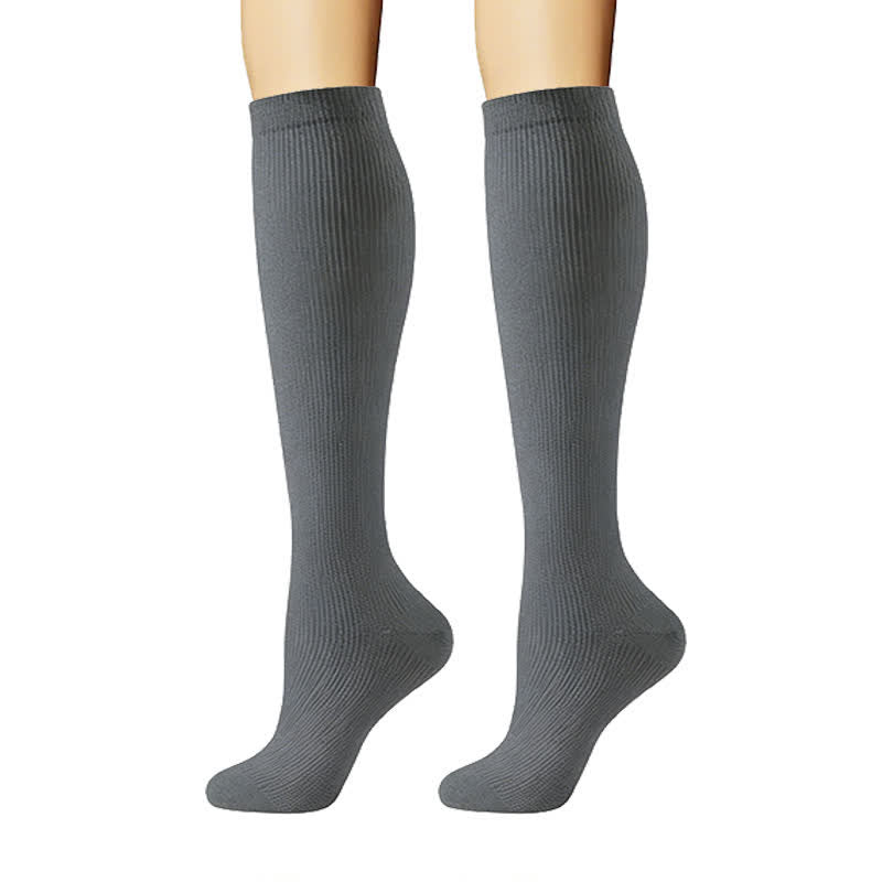 Minimal Solid Style Compression Socks(6 Pairs) - image 6