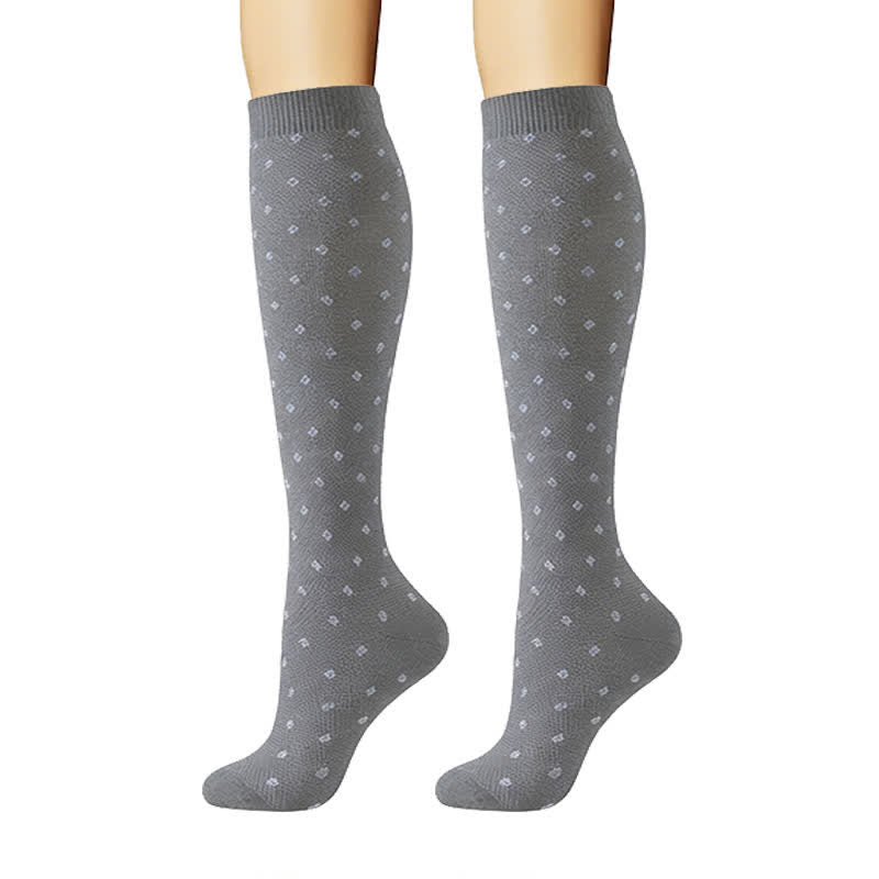 Minimal Solid Style Compression Socks(6 Pairs) - image 1