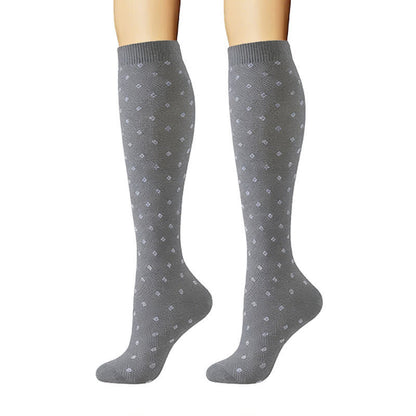 Minimal Solid Style Compression Socks(6 Pairs) - image 1