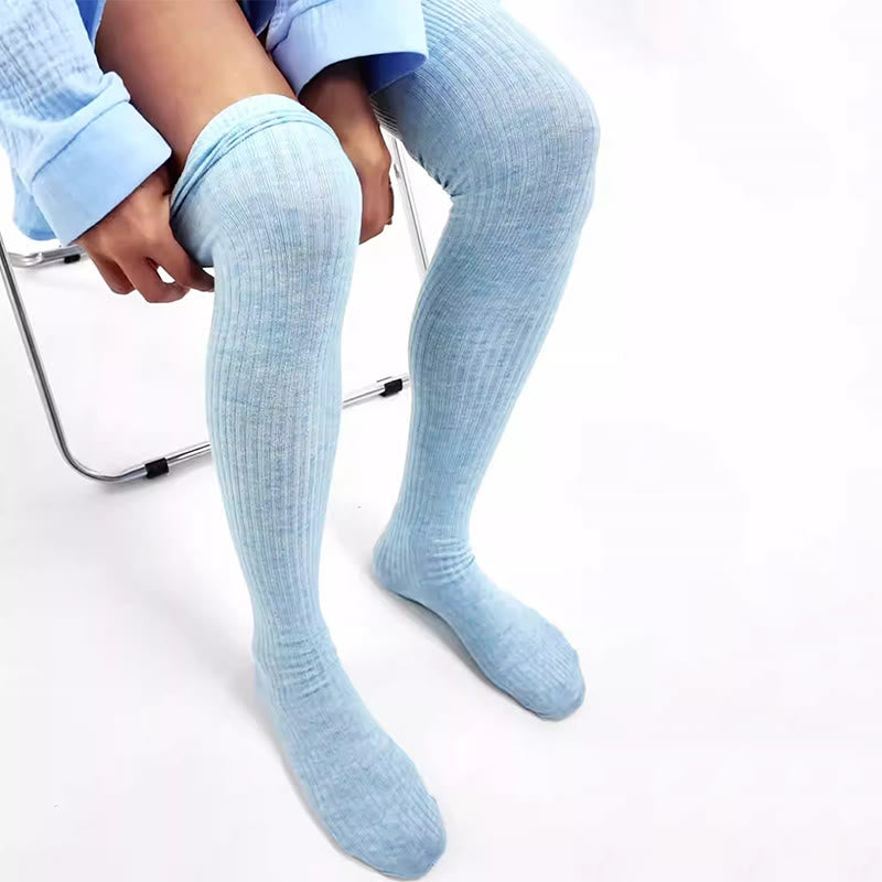Candy Color Thigh High Socks - image 1