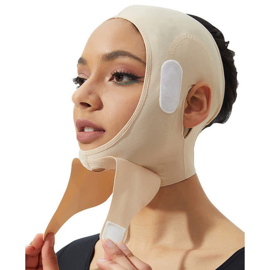 Post Surgery Full Face Sculpting Compression Headgear - Nude - XXL - image 0
