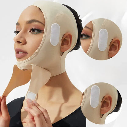 Post Surgery Full Face Sculpting Compression Headgear - image 3